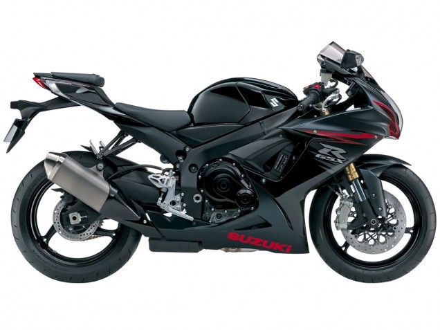 2011-2024 Suzuki GSXR 600/750 Motorcycle Fairings - Matte Black Red Canada Websites