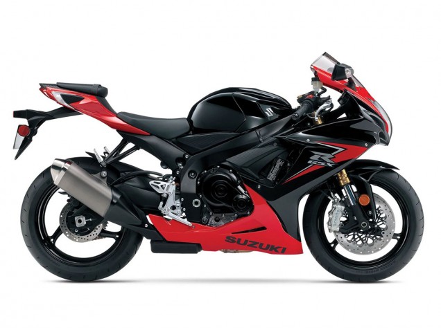 2011-2024 Suzuki GSXR 600/750 Motorcycle Fairings - Red Glossy Black Canada Websites