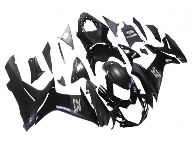 2011-2024 Suzuki GSXR 600/750 Motorcycle Fairings - Matte Black Glossy Black Canada Websites
