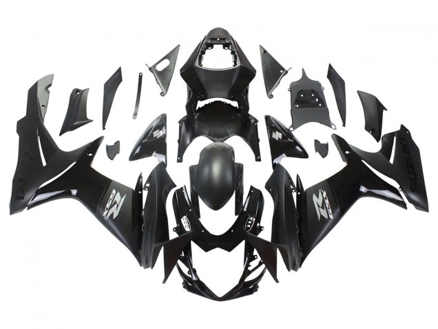 2011-2024 Suzuki GSXR 600/750 Motorcycle Fairings - Matte Black Glossy Black Canada Websites