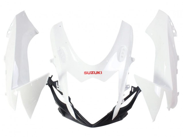 2011-2024 Suzuki GSXR 600/750 Motorcycle Fairings - White Glossy Black Red Decal Canada Websites