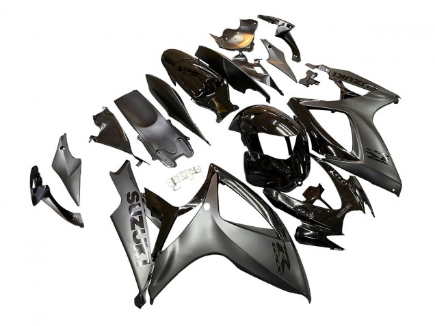 2006-2007 Suzuki GSXR 600/750 Motorcycle Fairings - Glossy Black Matte Black Canada Websites