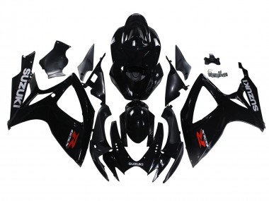2006-2007 Suzuki GSXR 600/750 Motorcycle Fairings - Glossy Black Canada Websites