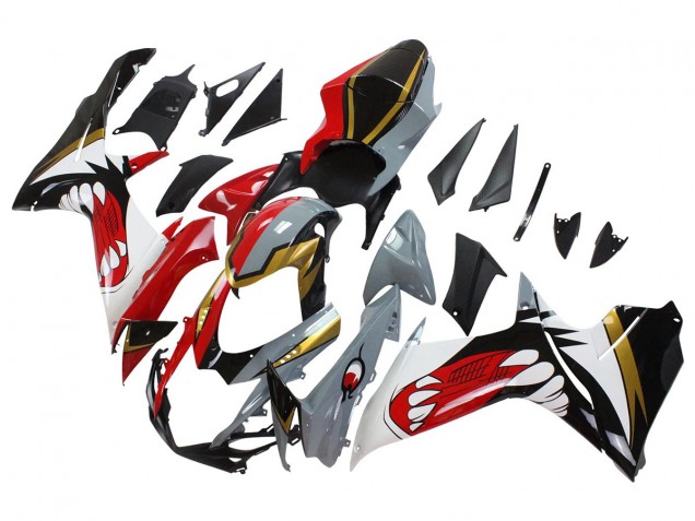 2011-2024 Suzuki GSXR 600/750 Motorcycle Fairings - Red Gold Grey Black White Shark Canada Websites
