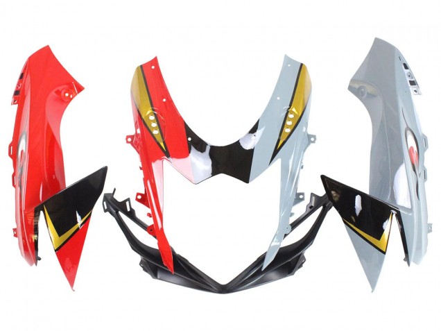 2011-2024 Suzuki GSXR 600/750 Motorcycle Fairings - Red Gold Grey Black White Shark Canada Websites