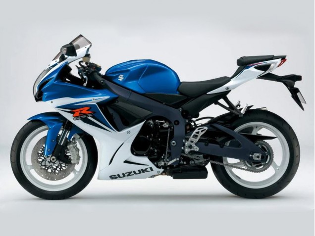 2011-2024 Suzuki GSXR 600/750 Motorcycle Fairings - Blue White Canada Websites