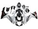 2011-2024 Suzuki GSXR 600/750 Motorcycle Fairings - White Glossy Black Canada Websites