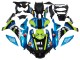 2015-2019 Yamaha YZF R1 Motorcycle Fairings - Blue Green Black Shark Canada Websites