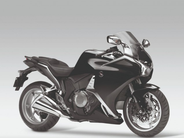 2010-2014 Honda VFR 1200 Motorcycle Fairings - Glossy Black Canada Websites