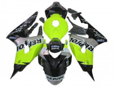 2006-2007 Honda CBR1000RR Motorcycle Fairings - Green Silver Glossy Black Repsol Canada Websites