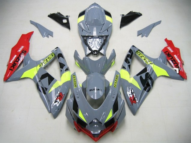 2006-2007 GSXR750 K6 Motorcycle Fairings - Nardo Grey Neon Green Red Ecstar Canada Websites