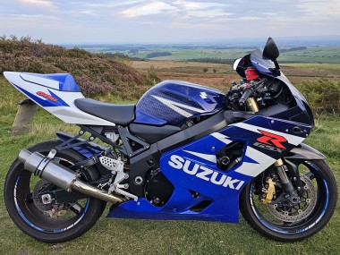 2004-2005 Suzuki GSXR 600 Motorcycle Fairings - Blue White Red Canada Websites