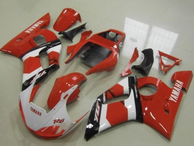 1998-2002 Yamaha YZF R6 Motorcycle Fairings - Red White Glossy Black Canada Websites