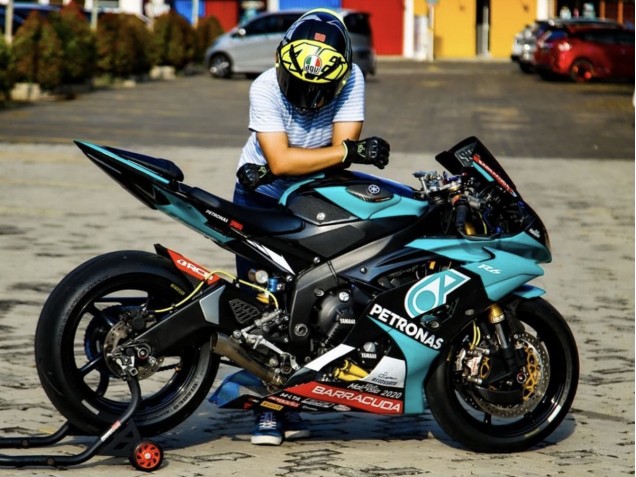 2008-2016 Yamaha YZF R6 Motorcycle Fairings - Light Green White Black Petronas Canada Websites