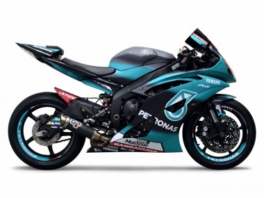 2008-2016 Yamaha YZF R6 Motorcycle Fairings - Light Green White Black Petronas Canada Websites