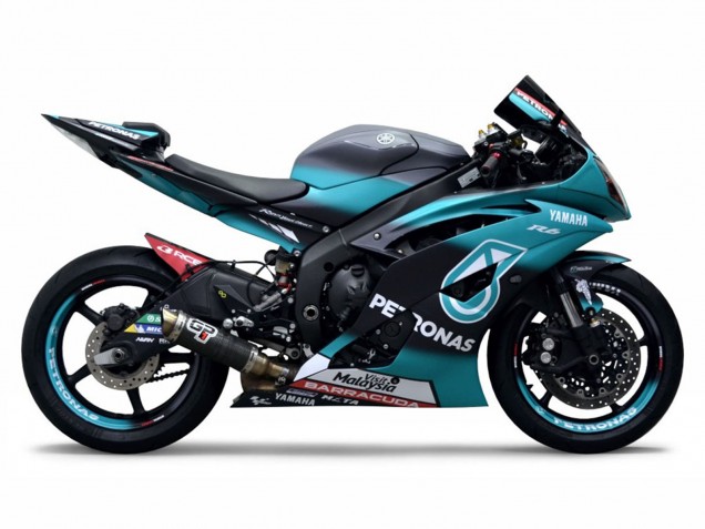 2008-2016 Yamaha YZF R6 Motorcycle Fairings - Light Green White Black Petronas Canada Websites