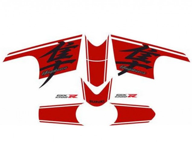 2008-2020 Suzuki GSXR 1300 Hayabusa Motorcycle Fairing - Glossy Black Red Canada Websites