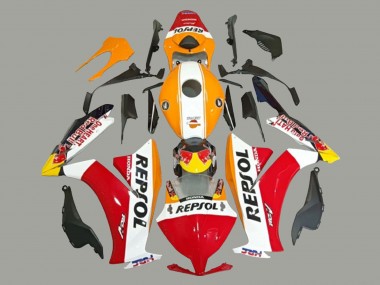 2012-2016 Honda CBR1000RR Motorcycle Fairings - White Orange Red Yellow HRC Repsol Canada Websites