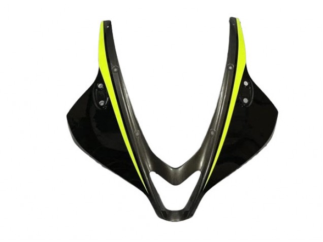 2007-2008 Honda CBR600RR Motorcycle Fairings - Glossy Black High Viz Yellow Canada Websites