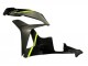 2007-2008 Honda CBR600RR Motorcycle Fairings - Glossy Black High Viz Yellow Canada Websites