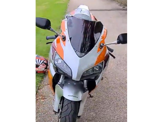 2006-2007 Honda CBR1000RR Motorcycle Fairings - Silver Orange Canada Websites