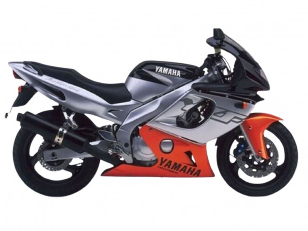 1996-2007 Yamaha YZF600R Thundercat Motorcycle Fairings - Grey Orange Black Canada Websites