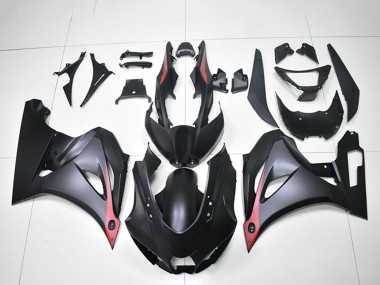 2017-2024 Suzuki GSXR 1000 Motorcycle Fairings - Matte Black Red Canada Websites