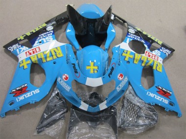 2000-2002 Suzuki GSXR 1000 Motorcycle Fairings - Blue Yellow White Black Rizla Canada Websites