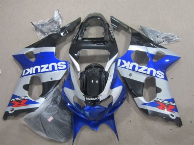 2000-2002 Suzuki GSXR 1000 Motorcycle Fairings - Blue Silver Black Red White Decal Canada Websites
