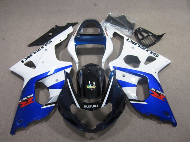 2000-2002 Suzuki GSXR 1000 Motorcycle Fairings - White Blue Glossy Black Red Canada Websites