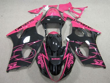 2003-2004 Suzuki GSXR 1000 Motorcycle Fairings - Pink Black Canada Websites