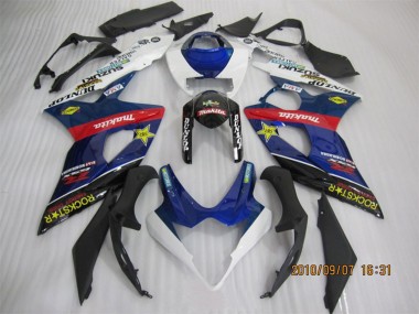 2005-2006 Suzuki GSXR 1000 Motorcycle Fairings - Blue White Red Black Rockstar Canada Websites