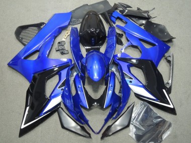 2005-2006 Suzuki GSXR 1000 Motorcycle Fairings - Blue White Silver Black Canada Websites