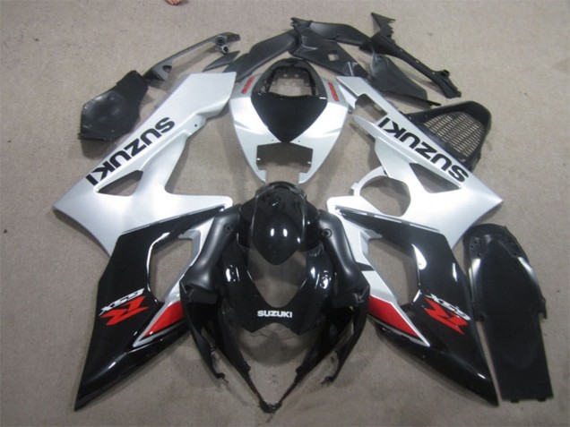2005-2006 Suzuki GSXR 1000 Motorcycle Fairing - Glossy Black Silver Red Canada Websites