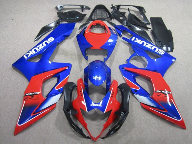 2005-2006 Suzuki GSXR 1000 Motorcycle Fairings - Blue Red Canada Websites