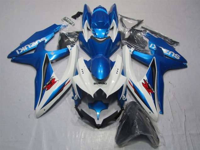 2007-2008 Suzuki GSXR 1000 Motorcycle Fairing - White Blue Red Canada Websites