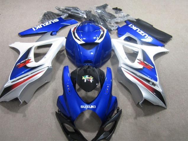 2007-2008 Suzuki GSXR 1000 Motorcycle Fairing - White Blue Black Red Canada Websites