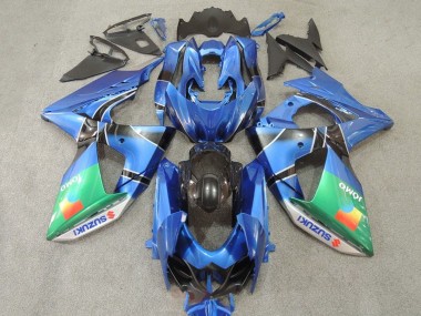 2009-2016 Suzuki GSXR 1000 Motorcycle Fairings - Blue Green JOMO Canada Websites