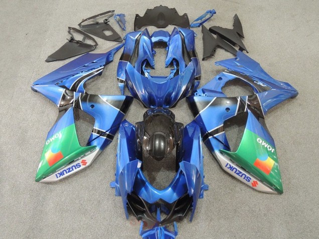 2009-2016 Suzuki GSXR 1000 Motorcycle Fairings - Blue Green JOMO Canada Websites