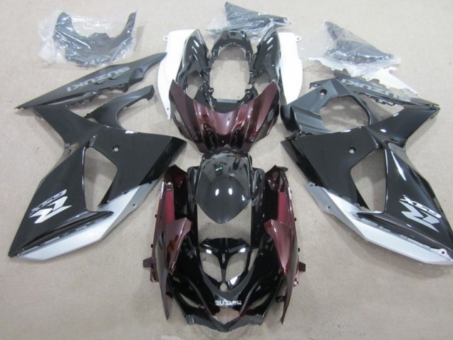 2009-2016 Suzuki GSXR 1000 Motorcycle Fairing - Glossy Black Silver Canada Websites