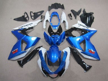 2009-2016 Suzuki GSXR 1000 Motorcycle Fairings Kits - White Blue Black Canada Websites