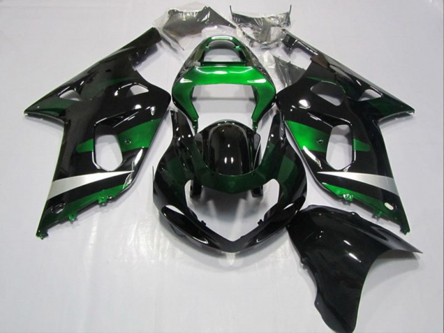 2001-2003 Suzuki GSXR 600 Motorcycle Fairings - Glossy Black Green Canada Websites