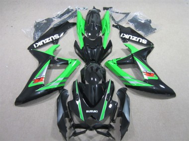 2006-2007 Suzuki GSXR 600 Motorcycle Fairings - Green Glossy Black Red Canada Websites