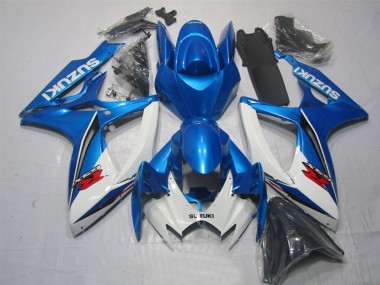 2006-2007 Suzuki GSXR 600 Motorcycle Fairing - White Blue Red Canada Websites
