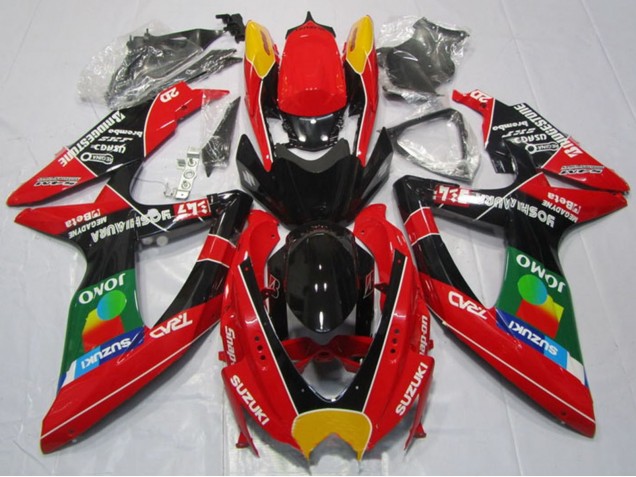 2008-2010 Suzuki GSXR 600 Motorcycle Fairings - Red Orange Blue Green Black JOMO Canada Websites