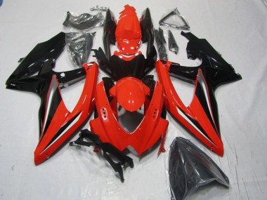 2008-2010 Suzuki GSXR 600 Motorcycle Fairings - Red Black Canada Websites