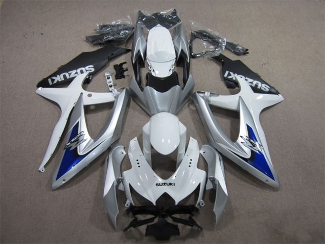 2008-2010 Suzuki GSXR 600 Motorcycle Fairings - Silver White Blue Black Canada Websites