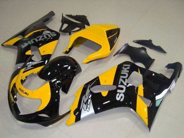 2001-2003 Suzuki GSXR 750 Motorcycle Fairings - Yellow Black Canada Websites
