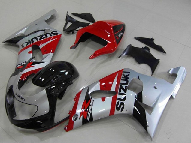 2001-2003 Suzuki GSXR 750 Motorcycle Fairings - Red Silver Black Canada Websites