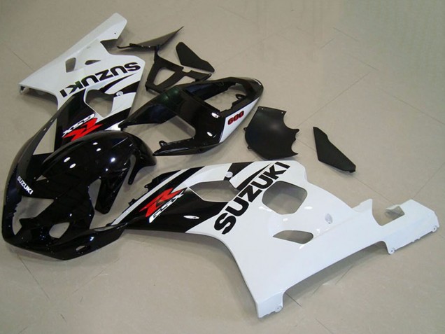 2004-2005 Suzuki GSXR 750 Motorcycle Fairings - Glossy Black White Red Canada Websites